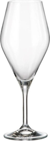 Crystalite Bohemia Glas für Weißwein aus Kristall Kelch 300ml