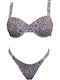 Modern Ocean Set de Lenjerie Sutien cu Slip Negru