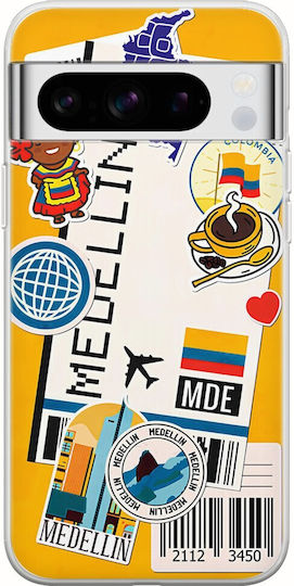 Ticket To Medellin Задна корица Силикон Многоцветен (Google Pixel 8 Pro)
