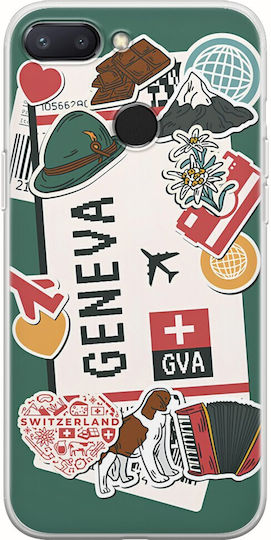 Ticket To Geneva Back Cover Σιλικόνης Πολύχρωμο (Redmi 6)
