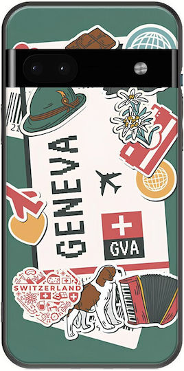 Ticket To Geneva Back Cover Σιλικόνης Πολύχρωμο (Google Pixel 6a)