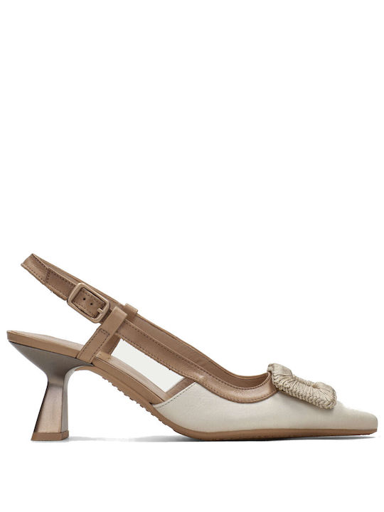 Hispanitas Leder Pumps Beige