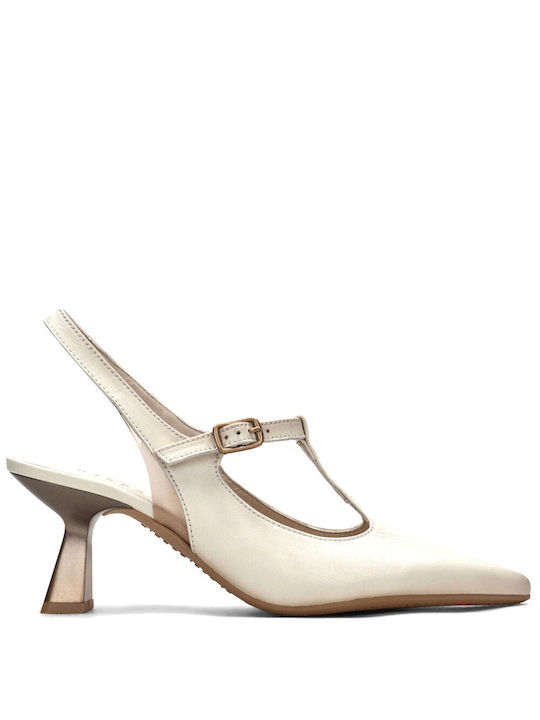 Hispanitas Leder Pumps Beige