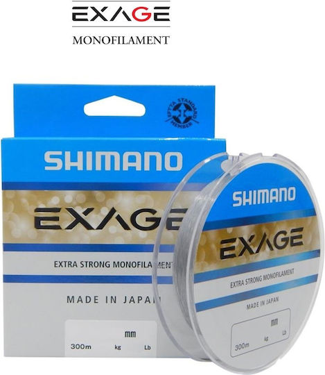 Shimano Exage Fishing Line Transparent 300m / 0.305mm