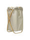 ArteLibre Laundry Basket Fabric Folding 46x36x72cm Beige