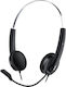 Genius HS-220U On Ear Căști Multimedia cu microfon și conexiune USB-A / USB-C