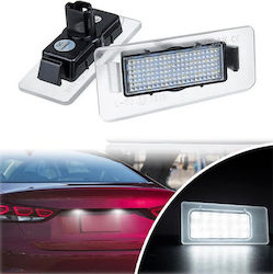 Carro Φώτα Πινακίδας Led 12V για BMW E46 / Σειρά 3 Hyundai Elantra Kia Cerato / Optima / Rio / Magentis / Ceed Mini Cabrio 2τμχ
