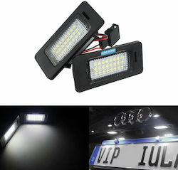 Carro Φώτα Πινακίδας Led 12V για Audi A1 / A4 / A6 / A7 / Q5 / A5 / TT / S5 / Allroad / RS5 Kia Roadster Mini Roadster Skoda Fabia / Superb / Yeti / Octavia Volkswagen Passat 2τμχ