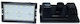 Carro License Plate Lights Led for Land Rover Discovery / Range Rover Sport / Freelander 2pcs