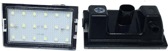 Carro License Plate Lights Led for Land Rover Discovery / Range Rover Sport / Freelander 2pcs