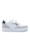 Aiden Junior Sneaker Παιδικά Sneakers με Σκρατς Λευκά