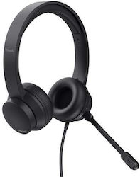 Trust Ayda Auf dem Ohr Multimedia-Headsets mit Mikrofon und Verbindung USB-A in Schwarz Farbe