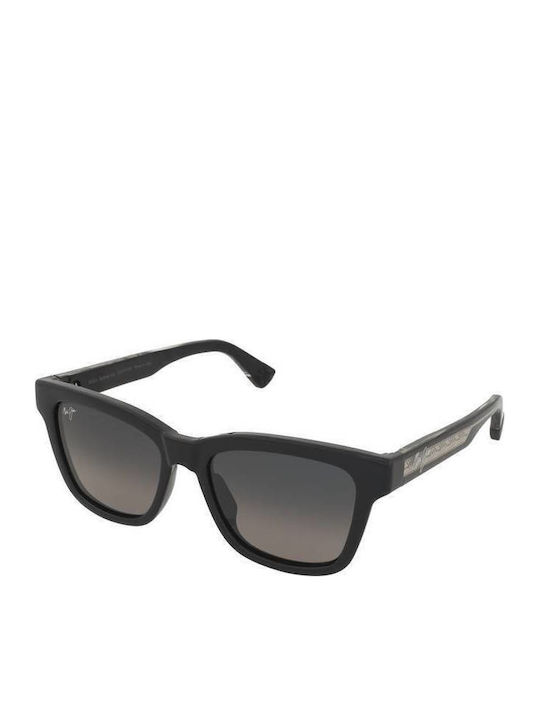 Maui Jim Γυναικεία Γυαλιά Ηλίου με Μαύρο Κοκκάλινο Σκελετό και Μαύρο Φακό GS644-14A