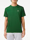 Lacoste T-shirt Bărbătesc cu Mânecă Scurtă Verde