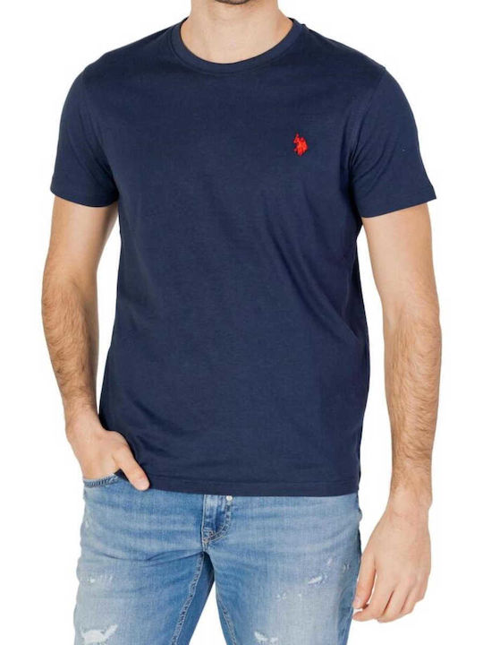 U.S. Polo Assn. T-shirt Bărbătesc cu Mânecă Scurtă Albastru marin