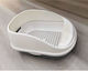 Animal Cat Basin with Sieve Blue L56 x W39 x H26cm