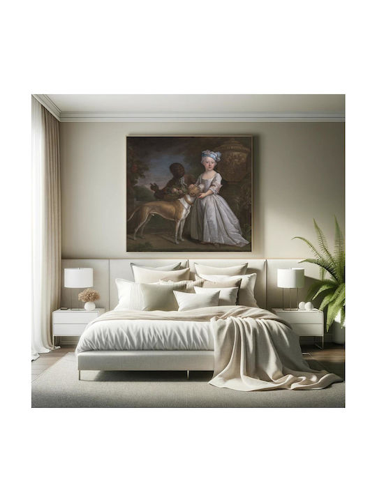 A Young Painting on Canvas 110x110cm
