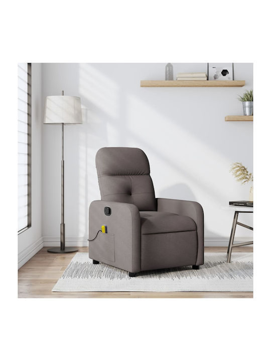 Fotoliu Relax Masaj cu Puf Maro 66x89x96cm