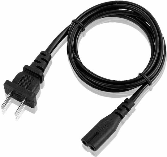 Euro - IEC C7 Cable 1.5m Μαύρο 1-DCCRD033