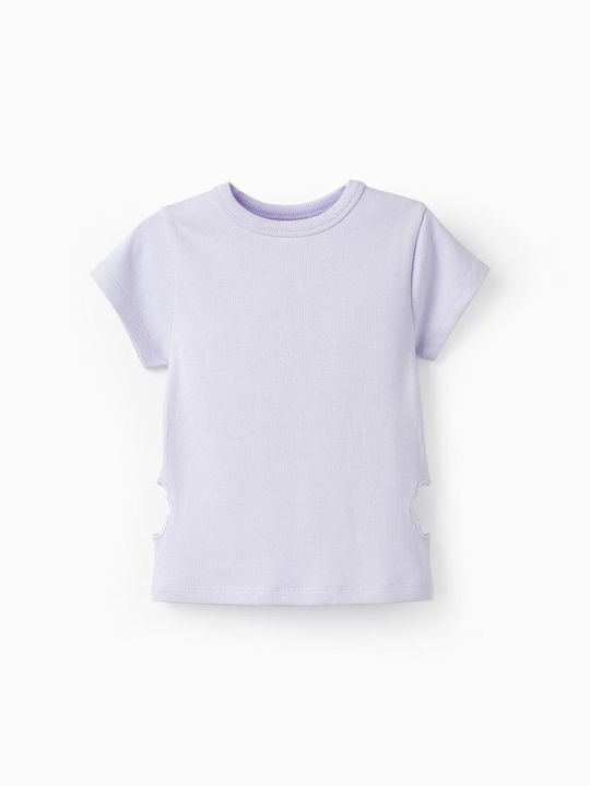 Zippy Kids Blouse Short Sleeve Lilac