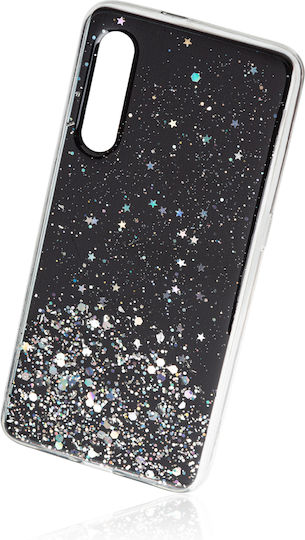 Naxius Glitter Back Cover Silicon Negru (Xiaomi Mi 9)