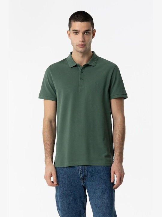 Tiffosi Ανδρικό T-shirt Κοντομάνικο Polo Πράσινο