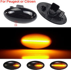 Carro Flash Led for Citroen C1 / C2 / C3 / C5 / Xsara Fiat Scudo Peugeot 107 / Partner / 1007 / 206 / 307 / 4007 / 607 / Expert / Rifter Toyota Aygo / Proace 2pcs