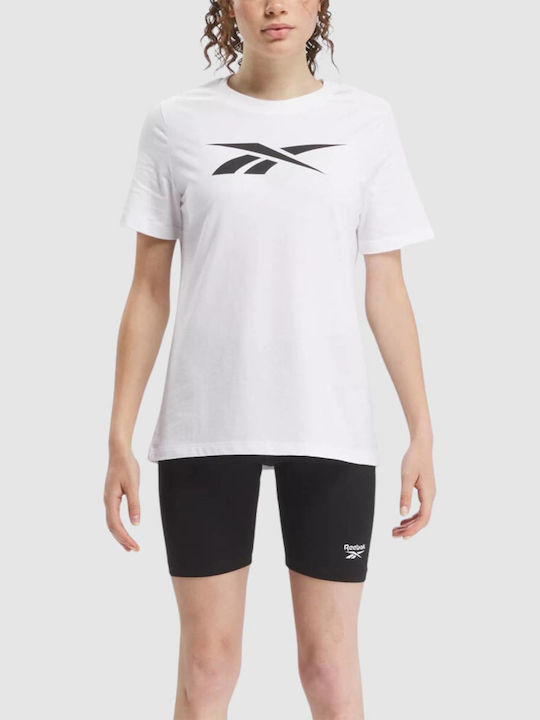 Reebok Vector Graphic Γυναικείο Αθλητικό T-shirt Λευκό