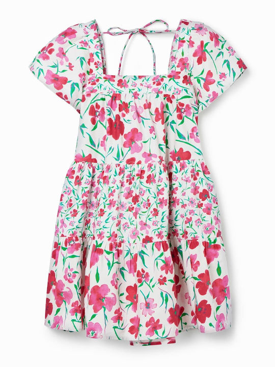 Ariel Kinderkleid Blumen Mehrfarbig