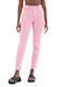 Only High Waist Women's Jean Trousers in Straight Line Pink