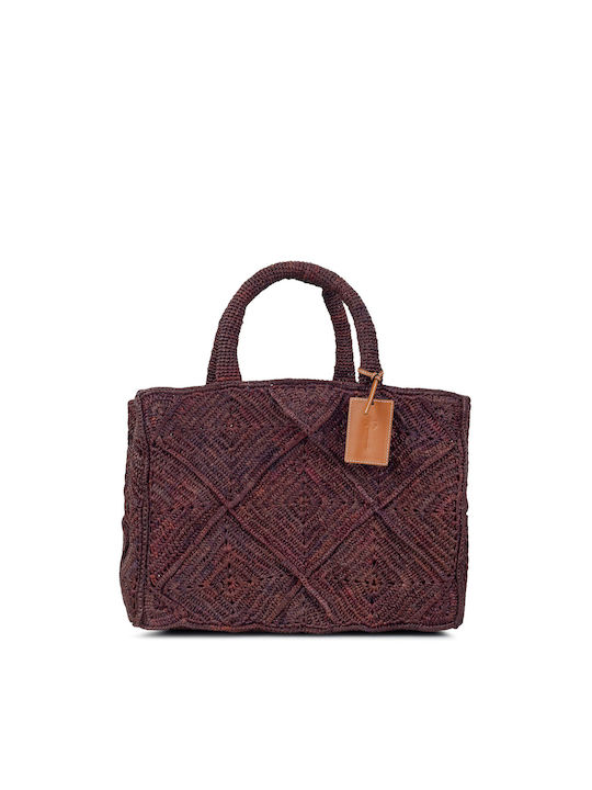 Manebi Leather Women's Bag Shopper Brown