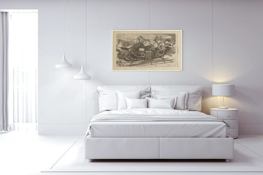 Christmas Belles Painting on Canvas 80x50cm