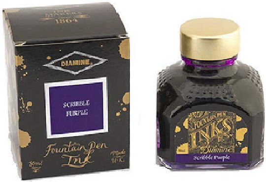 Diamine Ersatz- und Füllfederhaltertinten für Füllfederhalter Lila 80ml