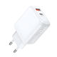 Leewello Încărcător Fără Cablu cu Port USB-A și Port USB-C 45W Livrarea energiei Albς (Lw-162)