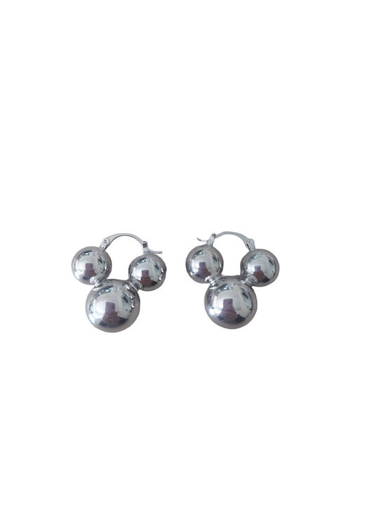 Ro-Ro Accessories Earrings Hoops made of Silver