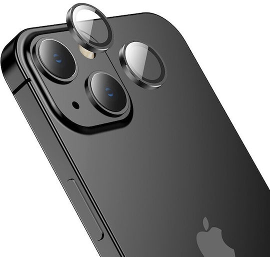 Hoco Camera Protection Metal Frame Black for the Apple iPhone 15 / iPhone 15 Plus