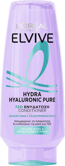L'Oreal Paris Elvive Hydra Hyaluronic Conditioner Ενυδάτωσης για Λιπαρά Μαλλιά 300ml