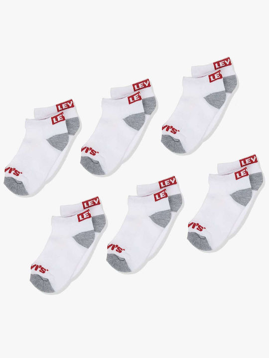 Levi's Kids' Socks White 6 Pairs