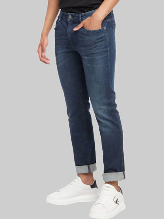 Karl Lagerfeld Men's Elastic Jeans Pants with R...