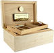 Adorini Concrete Grande Deluxe Cigar Humidifier Wood Box for 150 Cigars