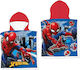 Marvel Comic Books Παιδικό Πόντσο Θαλάσσης Spiderman Μπλε 100 x 50εκ.