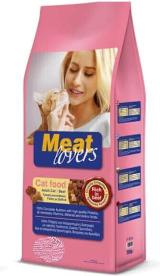 Laky Meat Lovers Cat Dry Food with Beef 2kg