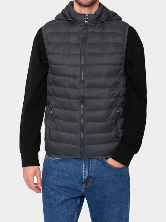 Αμάνικο Μπουφάν Puffer Γκρι