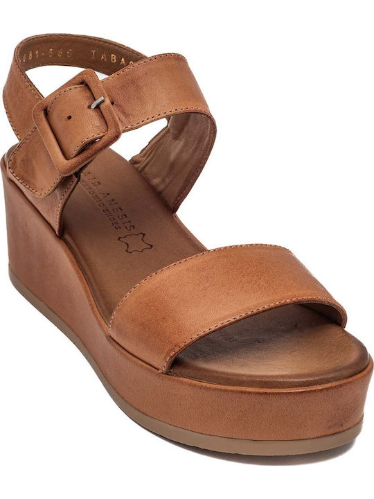 Air Anesis Πλατφόρμες Tabac Brown
