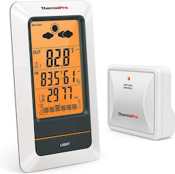 Thermo Pro TP67B Безжична Метеорологична станция Цифров Настолен Бял