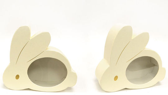 Bunny Shaped Standing Box in Beige with Window and Cellophane 0502712 (beige)
