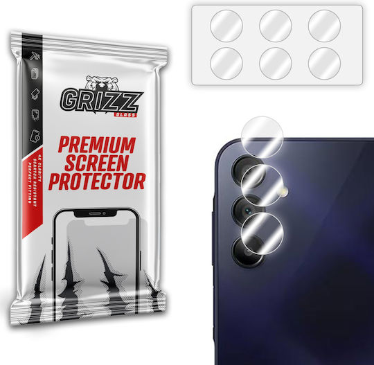 GrizzGlass Hybridglass Camera Protection Tempered Glass Transparent for the Samsung Galaxy A15 4G / 5G