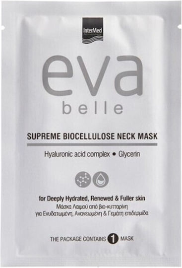 InterMed Eva Belle Supreme Biocellulose Маска За Врат 2 Бройки X 15ml