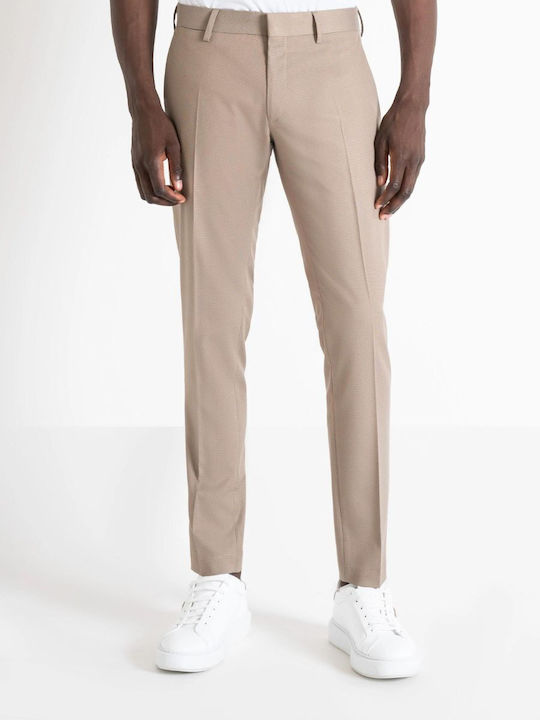 Antony Morato Men's Trousers in Slim Fit Beige