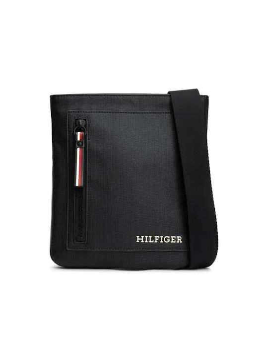 Tommy Hilfiger Pique Mini Herrentasche Sling Schwarz